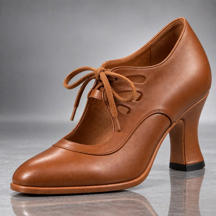Alma | Zapatos de taco con cordones