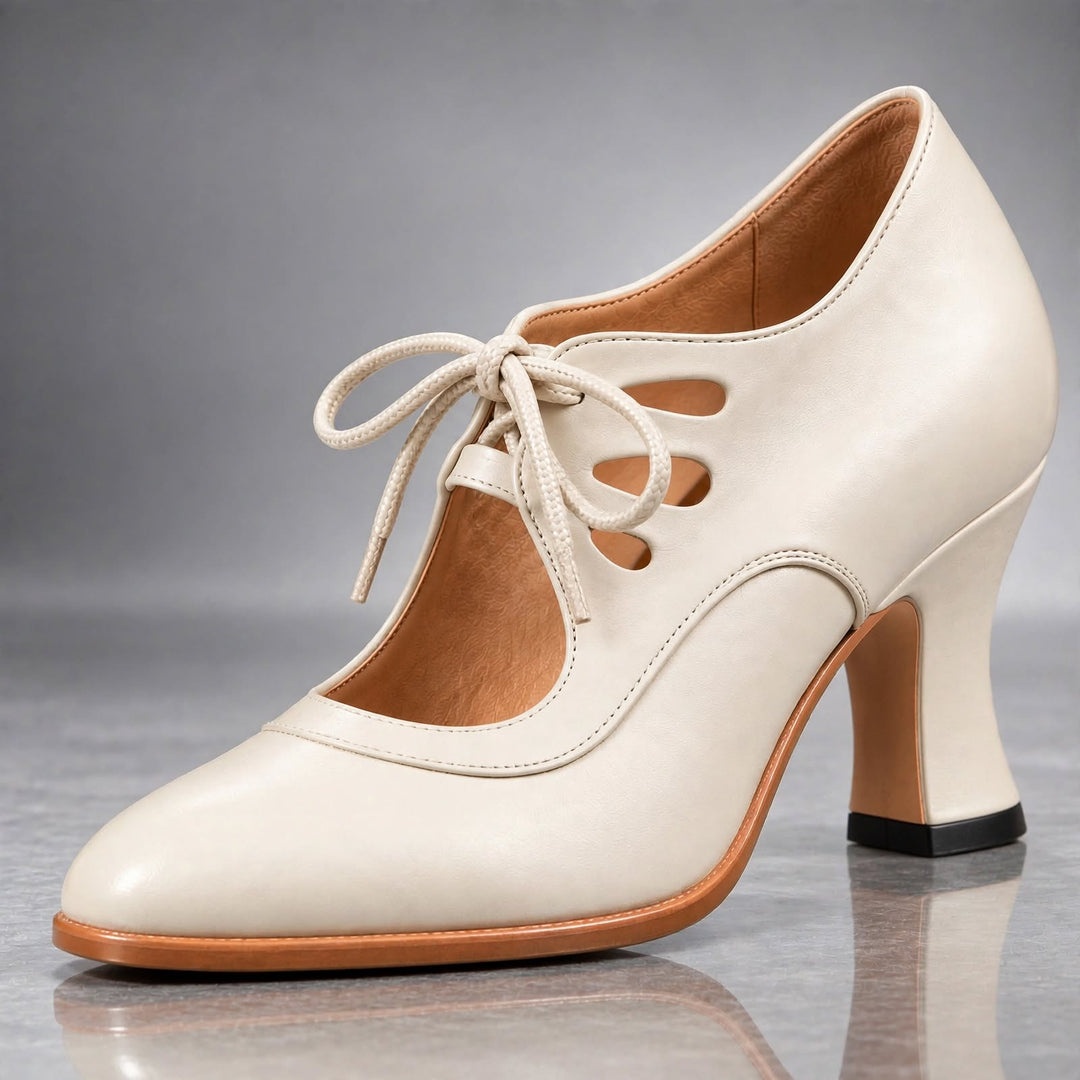 Alma | Zapatos de taco con cordones