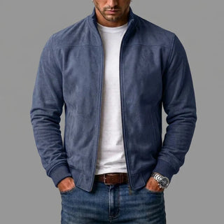 Matías | Chaqueta Bomber de Gamuza