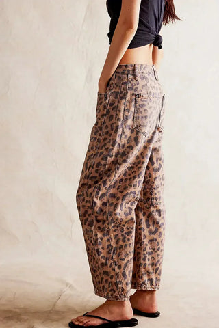 Pantalón baggie de Leopardo